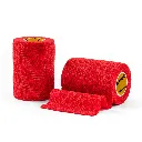 SPORTTAPE - COHESIVE - 7.5CM x 4.5M - RED - 2 ROLLS.webp