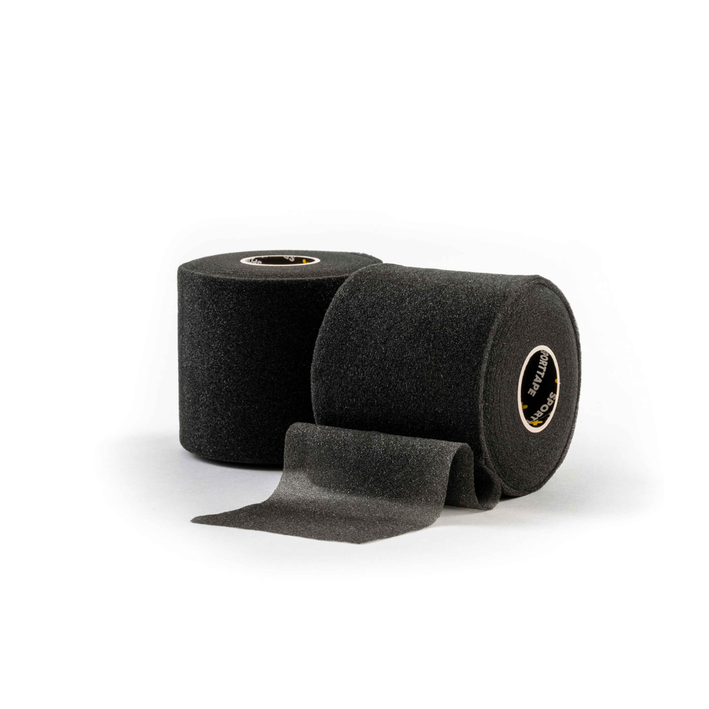 UWBL2-underwrap-pre-tape--foam-roll-7cm-x-27m-BLACK