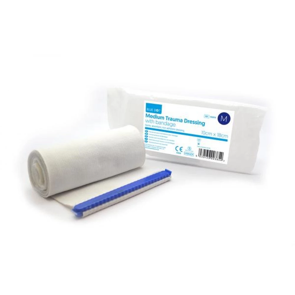 Trauma Bandage Dressing Medium 10cm x 18cm