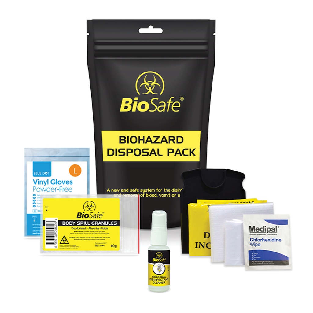 [1011004] BioSafe Biohazard Body Fluid Disposal Kit
