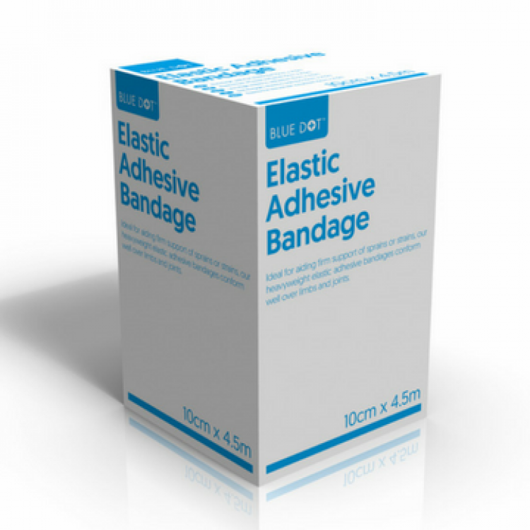 [1140B] BLUE DOT Elastic Adhesive Bandage 10cm x 4.5m (EAB)