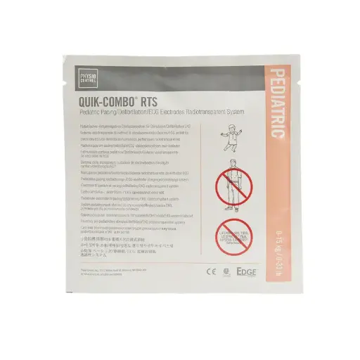 Physio-Control LIFEPAK Pediatric EDGE System RTS Electrodes with QUIK-COMBO Connector