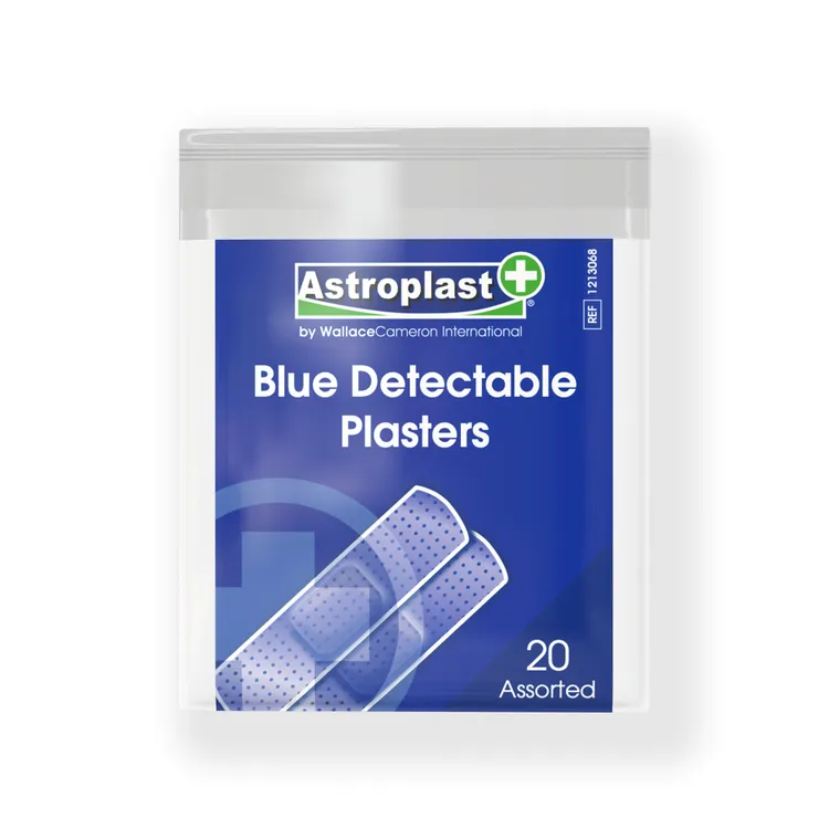 [1213068] Astroplast Blue Detectable Plasters, Pack of 20