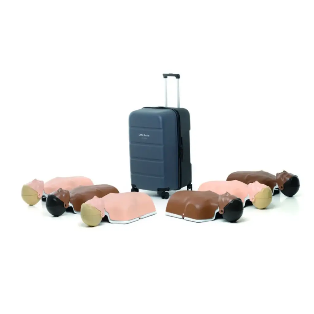 [135-01050] Little Anne Stackable QCPR Manikin Combo 6 Pack