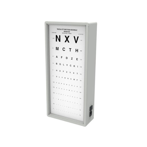 Monoyer Illuminated Optometric Chart 3m