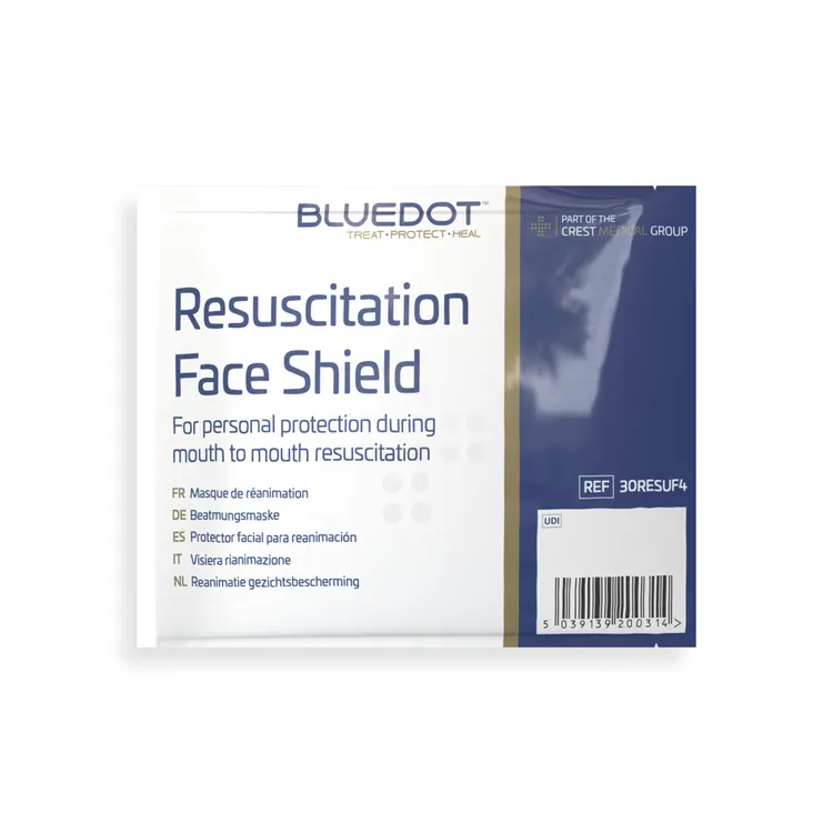 [30RESUF4] BLUE DOT Resuscitation Face Shield