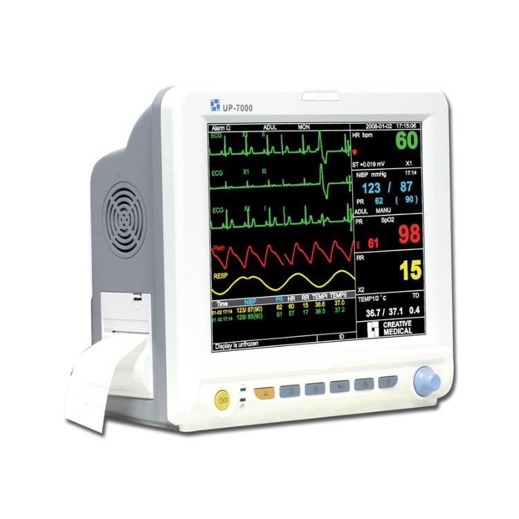 [35145] UP 7000 Multiparameter Patient Monitor ECG, RESP, NIBP, SpO2, PR, TEMP