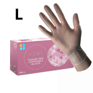 Vinyl LARGE Gloves Powder-Free, Box of 100