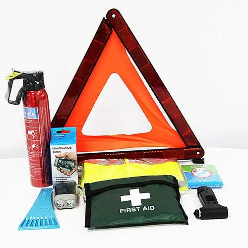 [4210120] Advanced Car Safety Kit & 950g Fire Extinguisher