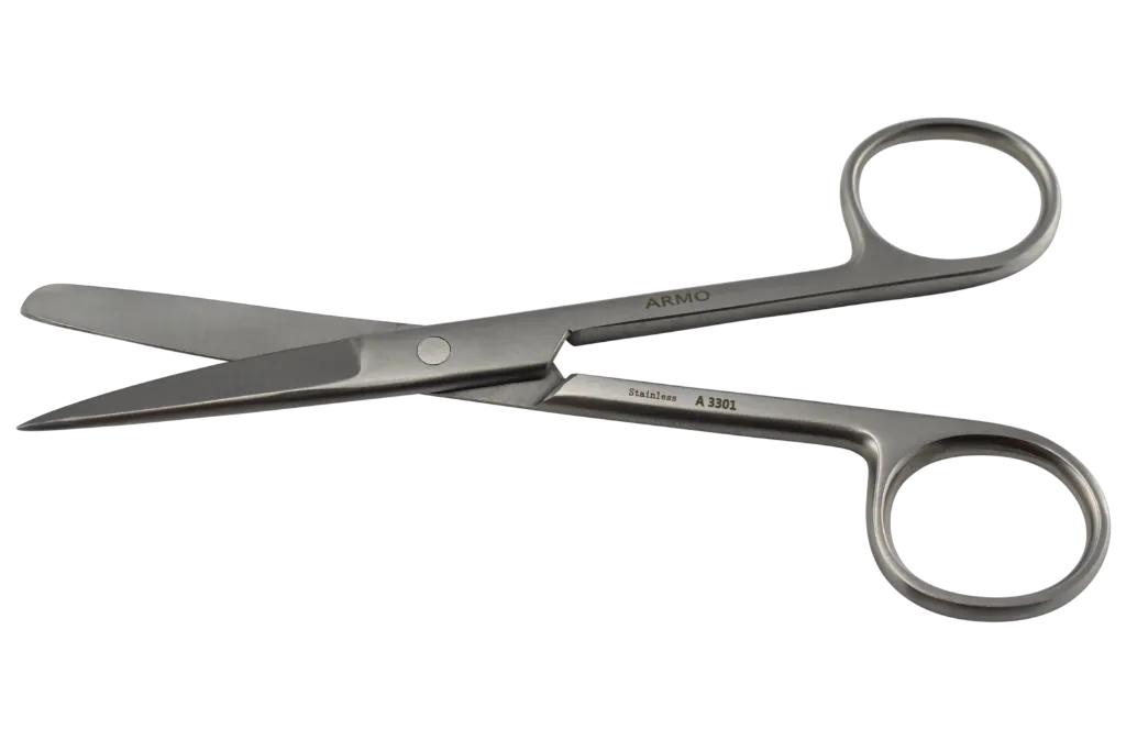 [4825001] Sharp Blunt Scissors Stainless Steel 13cm