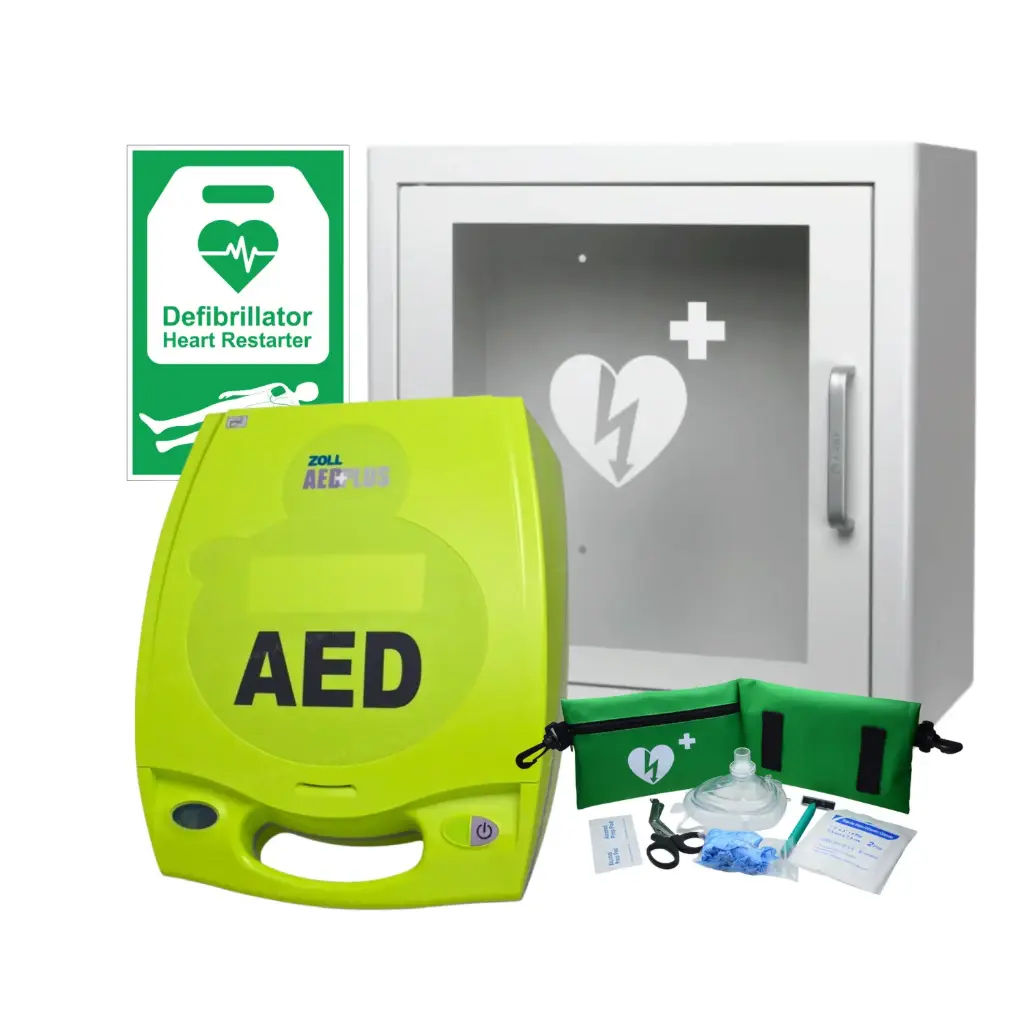 [5002002BI] BUNDLE DEAL | ZOLL AED Plus & Arky Indoor Cabinet