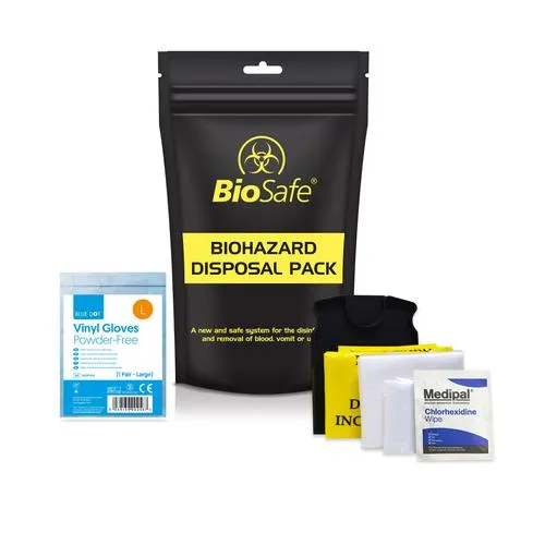 [51021] BioSafe Biohazard Clean Up Pack Standard