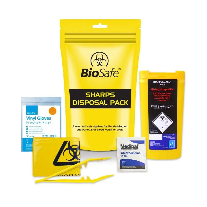 [51060] BioSafe Biohazard Sharps Disposal Pack Application
