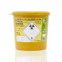 BioSafe Biohazard 2.5 Litre Sharps Disposal Container