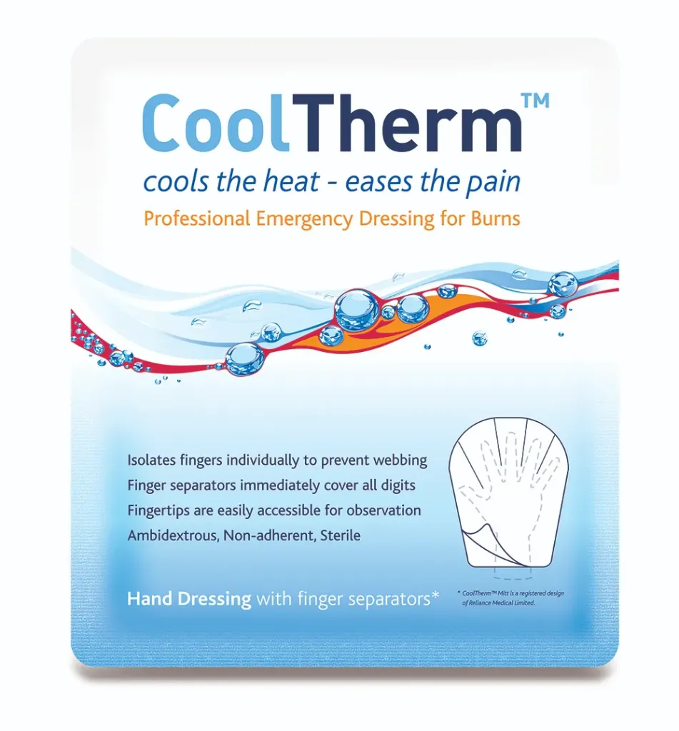 [5926] CoolTherm Burn Relief Gel Hand Dressing - GLOVE