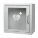 ARKY White Metal INDOOR AED Cabinet & ILCOR Logo