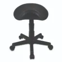 CODE RED Gas Lift Stool Saddle Black Padded Seat