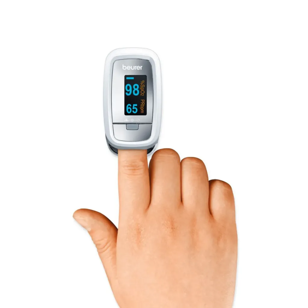 [82150] Beurer PO30 SpO2 Monitor Fingertip Pulse Oximeter & Case