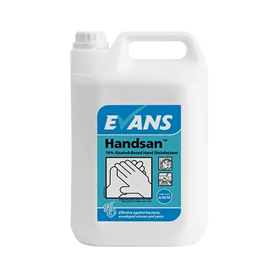 [A051EEV2] EVANS Handsan Sterile Hand Cleanser 5ltr Single
