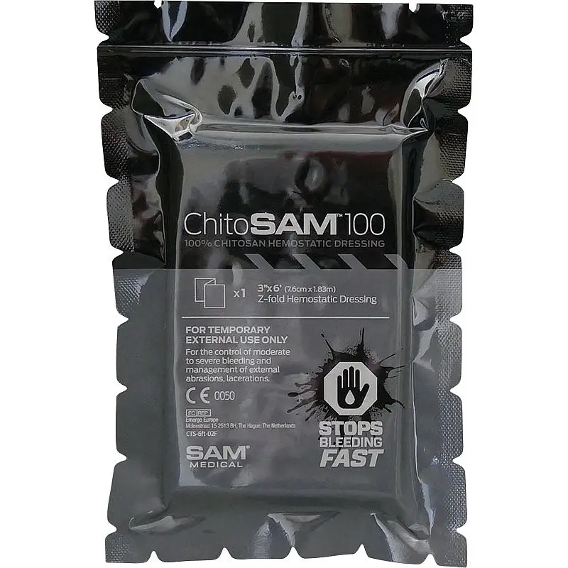 [CT101-C-EN] ChitoSAM 100, 3" x 6' (7.6cm x 1.83m) Z-Fold