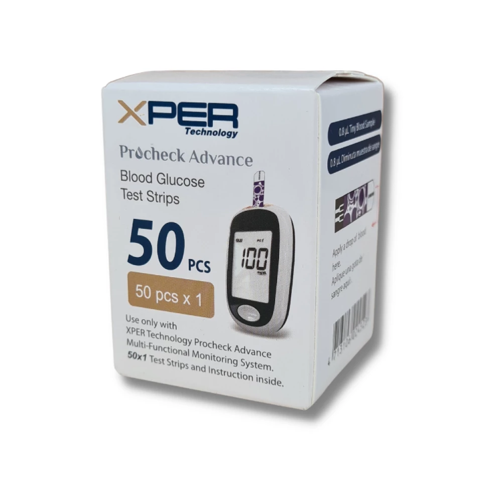 [DD261] ProCheck Blood Glucose Test Strips, Box of 50