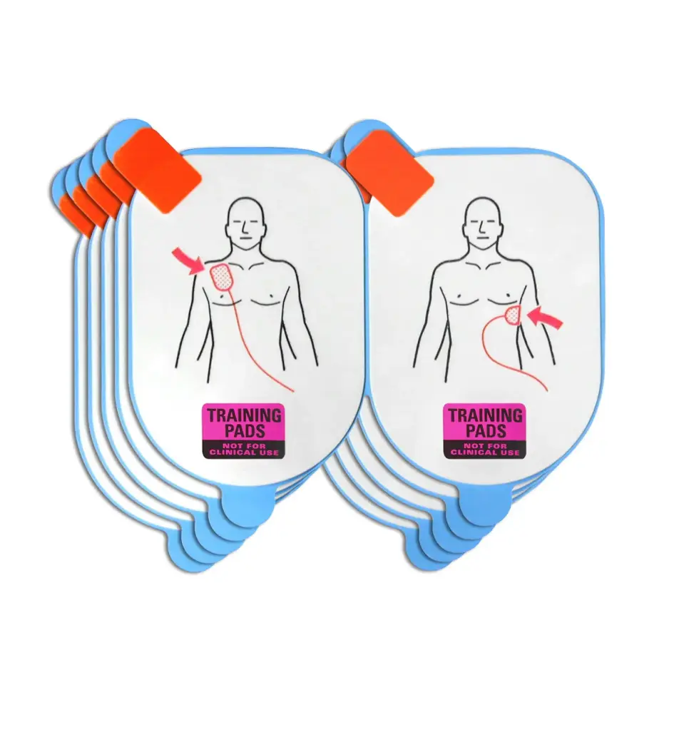 [DDP-105TR] Defibtech Replacement Adult AED Training Pads, 5 Sets