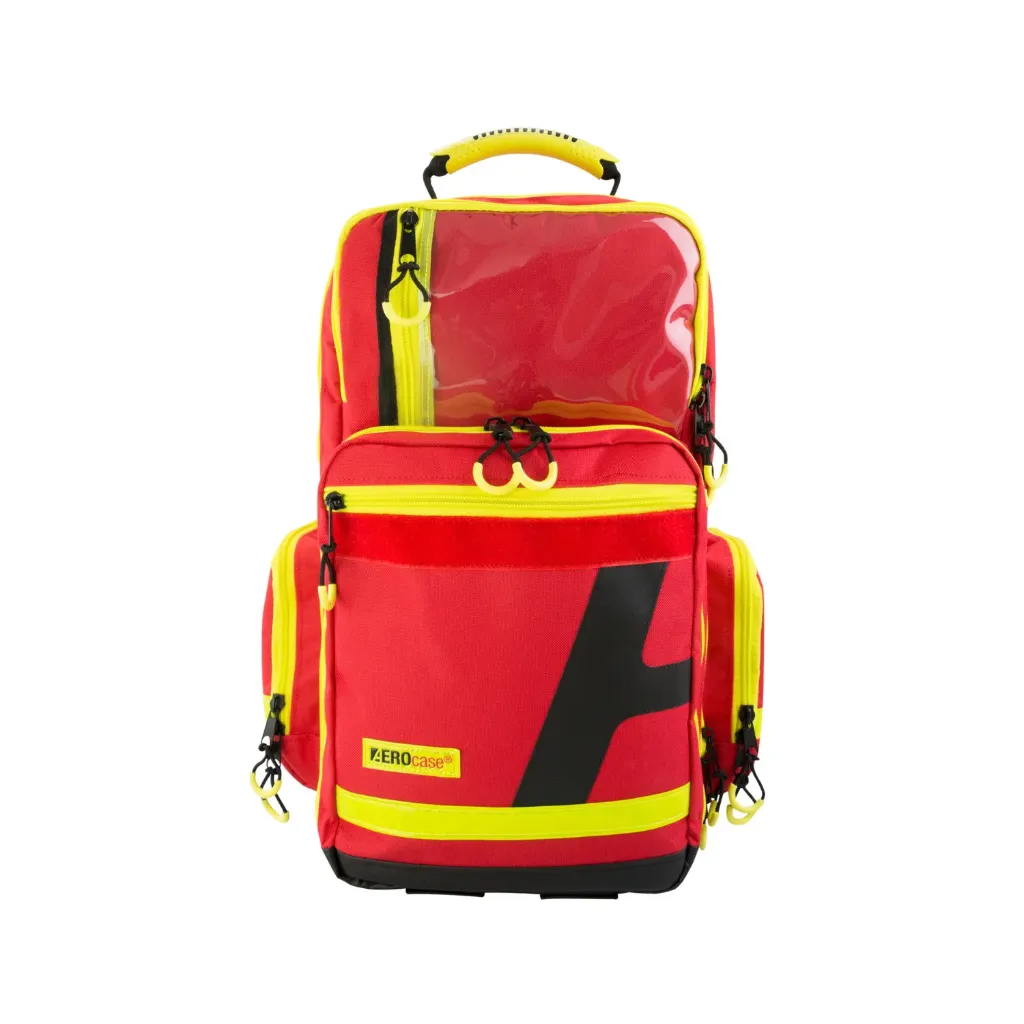 [HT01-RPL1C-R] AEROcase Emergency Backpack Large, 23 Litre, Polyester, Red