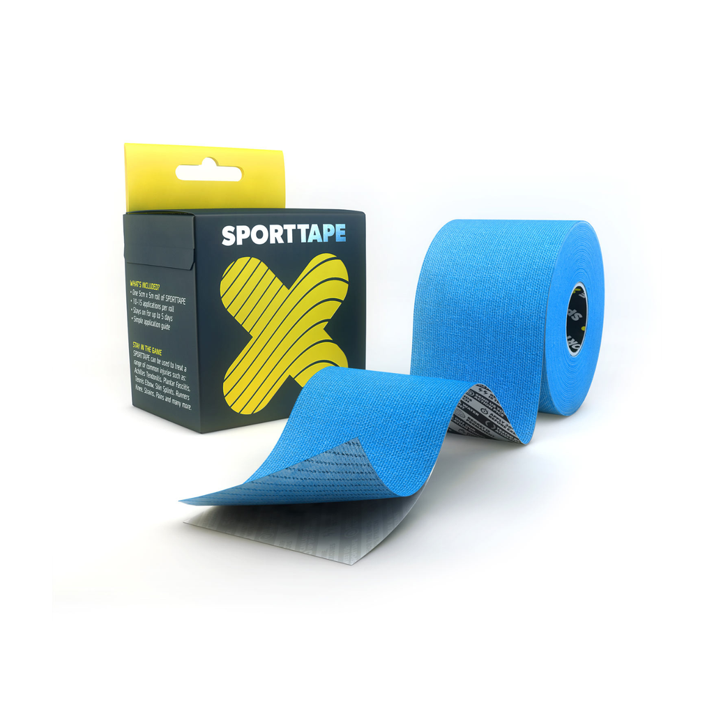 [KEX5B] KINESIOLOGY TAPE | EXTRA STICKY K TAPE, 5cm x 5m BLUE
