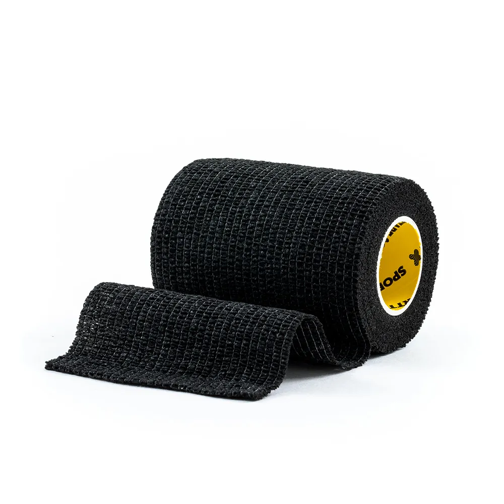COHESIVE | SOCK WRAP - 7.5cm x 4.5m, BLACK