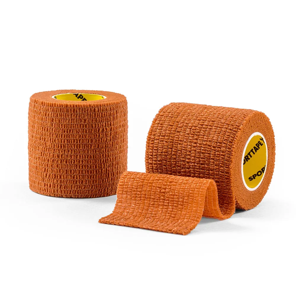 [LCOH75O] COHESIVE | SOCK WRAP - 7.5cm x 4.5m, ORANGE