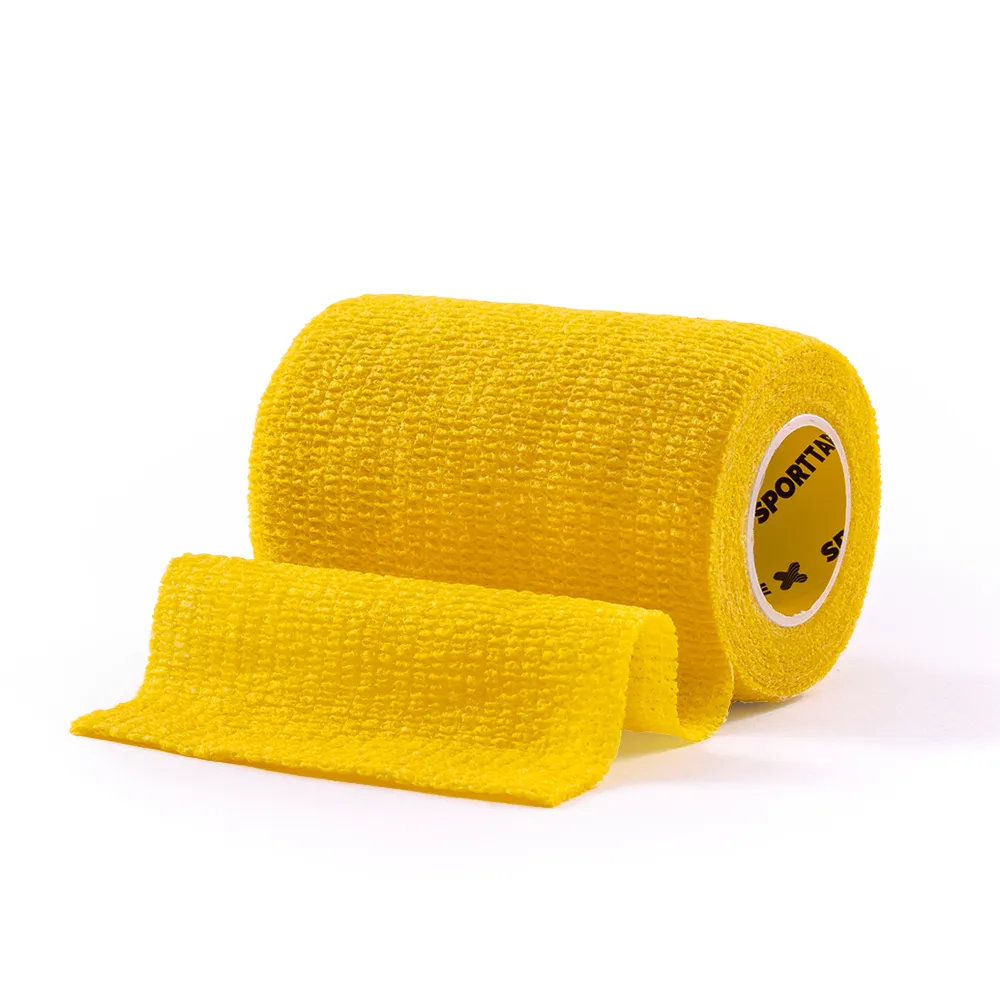 [LCOH75Y] COHESIVE | SOCK WRAP - 7.5cm x 4.5m, YELLOW