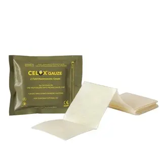 [M7163] Celox Rapid Haemostatic Gauze Z-Fold 7.5cm x 152cm