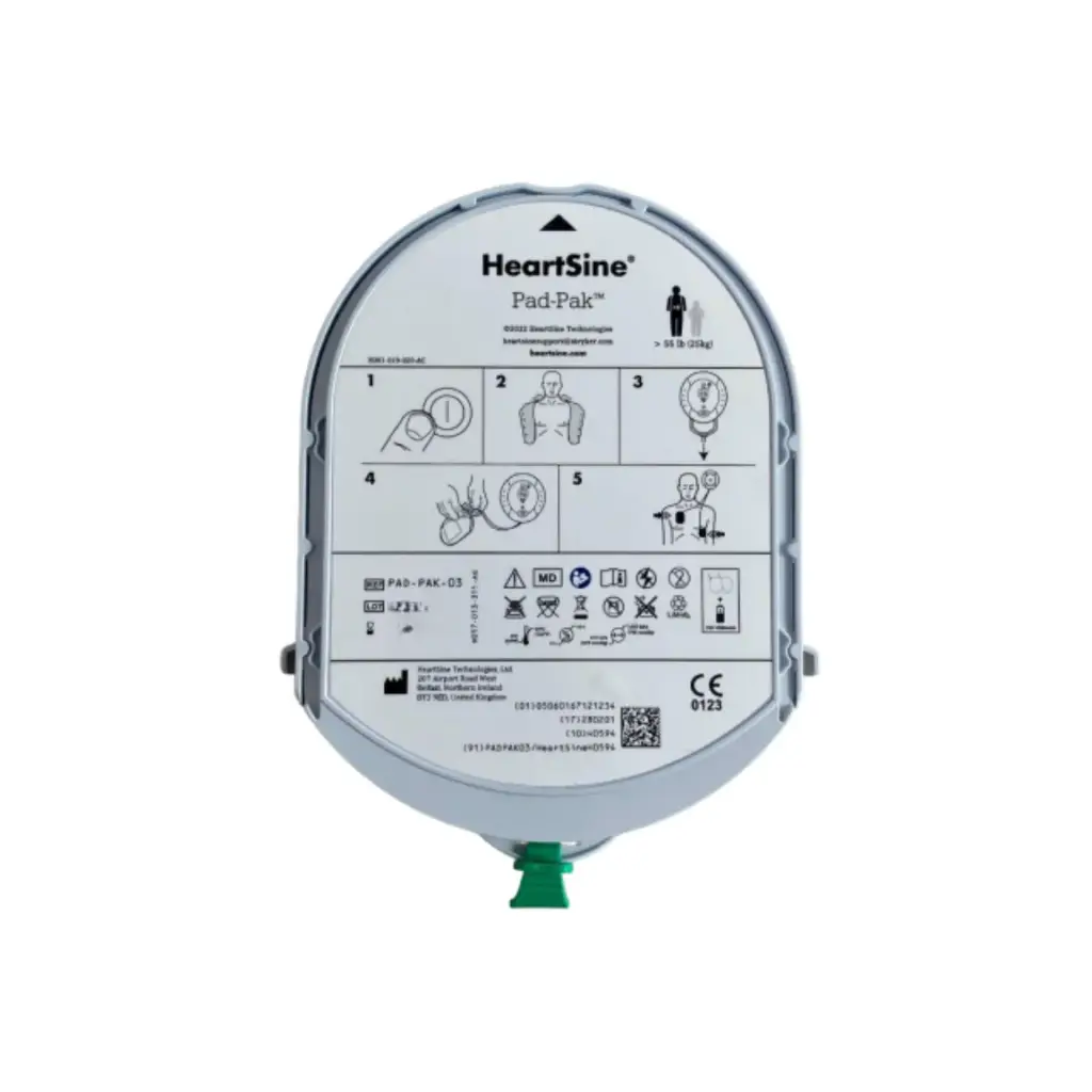 [PAD-PAK-03] HeartSine Samaritan PAD Battery & Adult Pads Pack