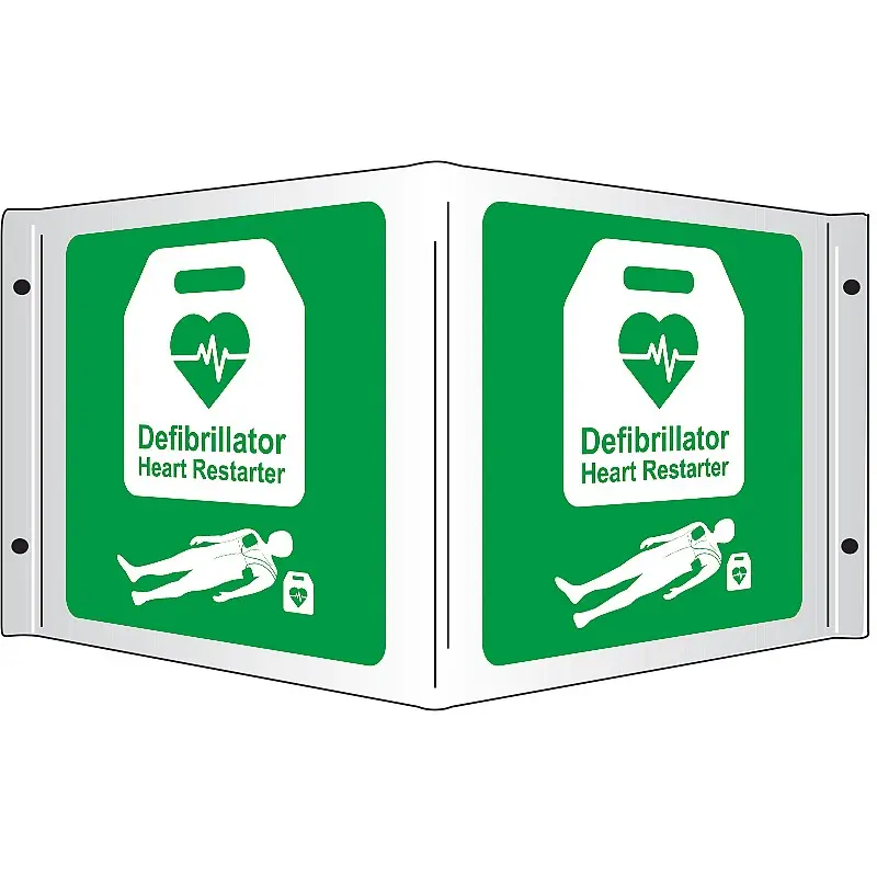 [SS8002R] AED 3D Projecting Sign 43cm x 20cm