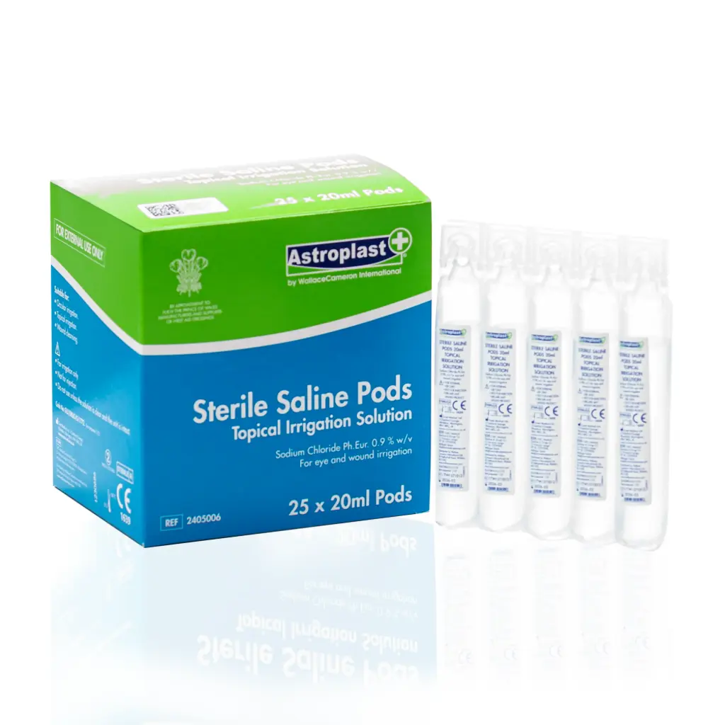 [2405006] Eye Wash Pods Sterile Saline 20ml