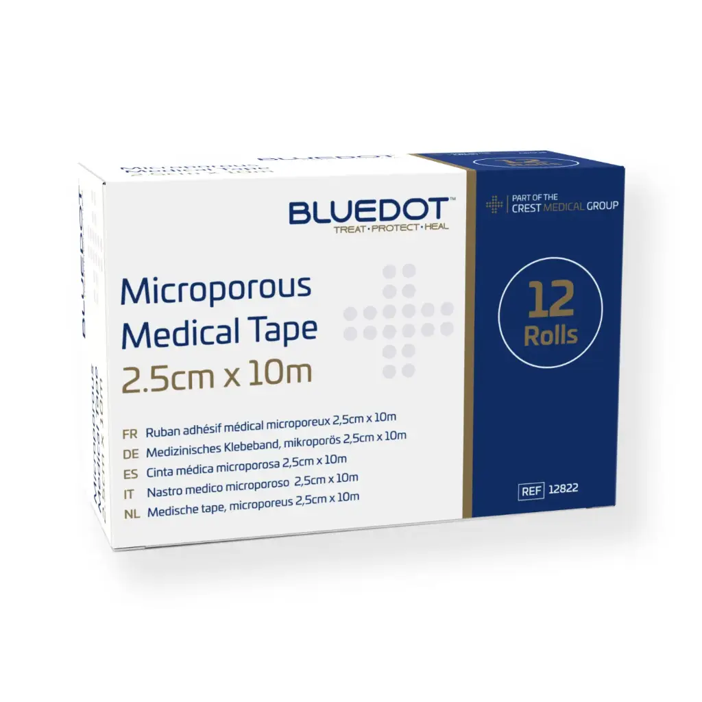 BLUE DOT Microporous Medical Tape 2.5cm x 10m