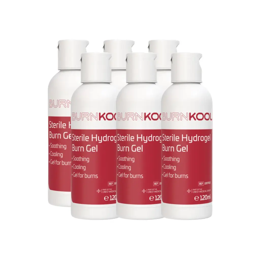 [2207010-6] BURN KOOL Sterile Hydrogel Burn Gel – 120ml, Box of 6