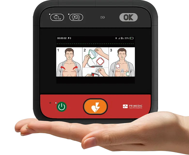 [97984] Primedic HeartSave myPAD LCD/CPR Connected AED Semi-Automatic