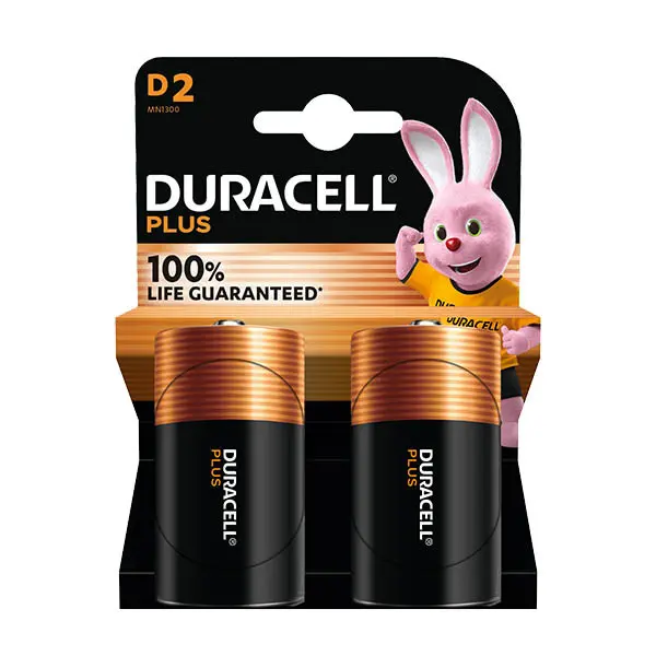 Duracell Plus Power D Batteries LR20/MN1300 