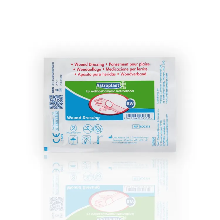 Astroplast Adhesive Burn Lint Pad Dressing 7.2 x 5cm