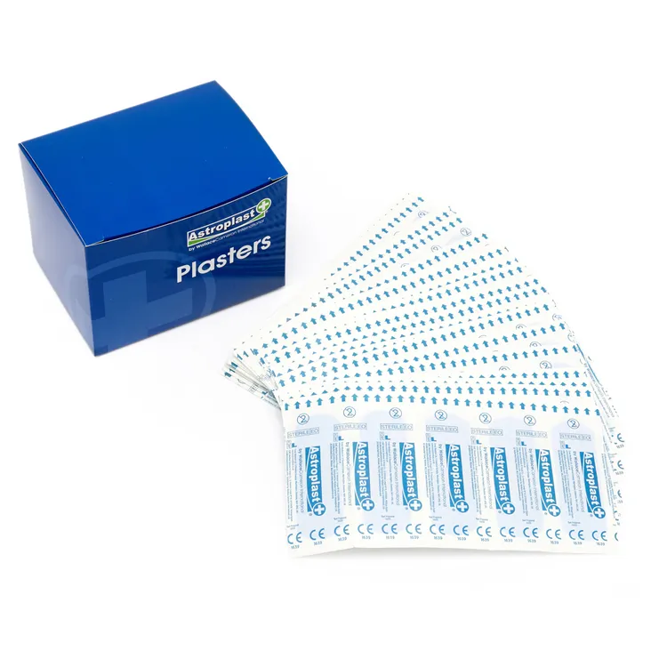 Astroplast Blue Detectable Plasters 7.2cm x 2.5cm