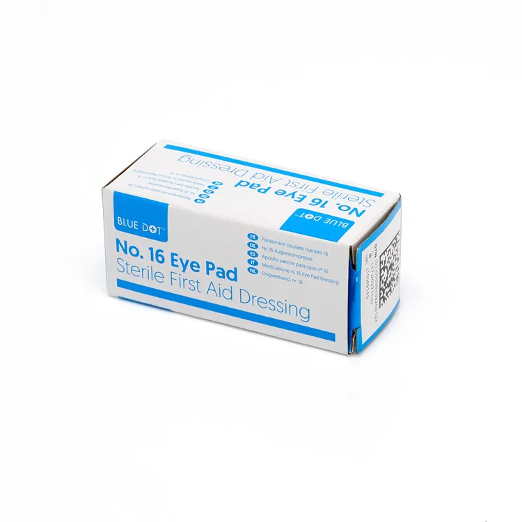 [30BCRE16] No.16 Eye Pad Sterile Dressing - Boxed