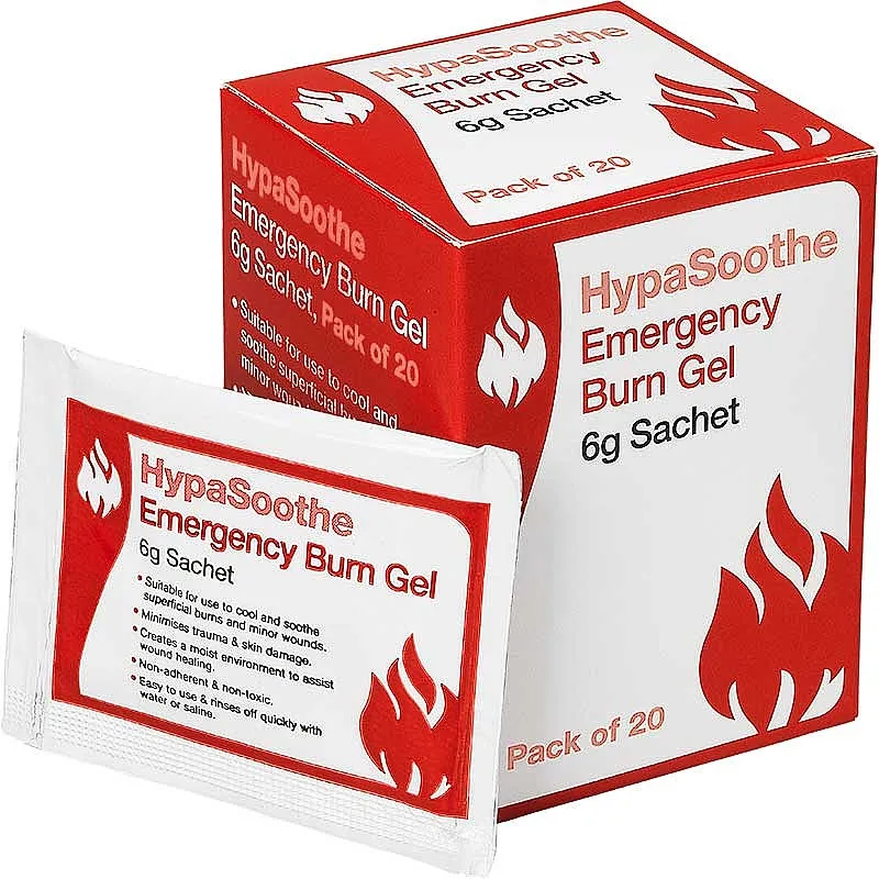HypaSoothe Emergency Burn Gel 6g Sachets