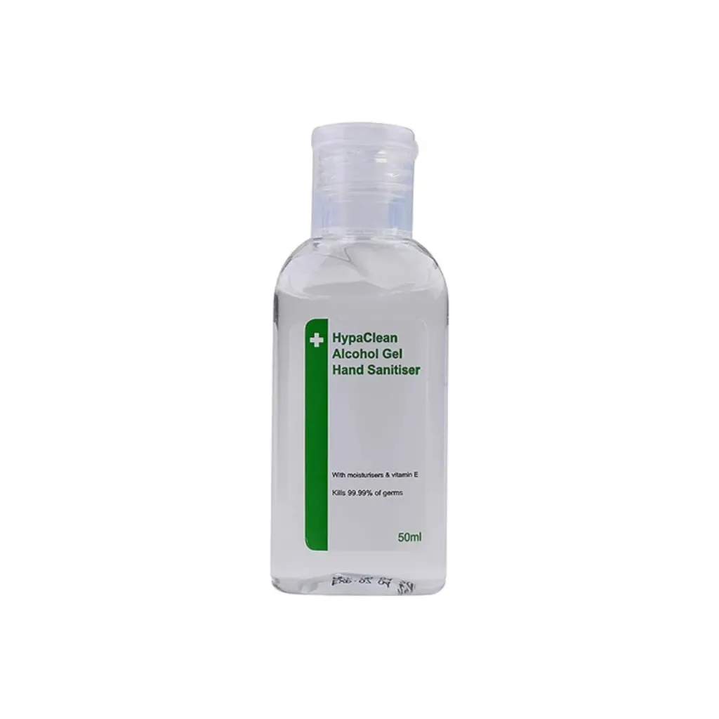 HypaClean Alcohol Hand Gel Flip Top Bottle 50ml