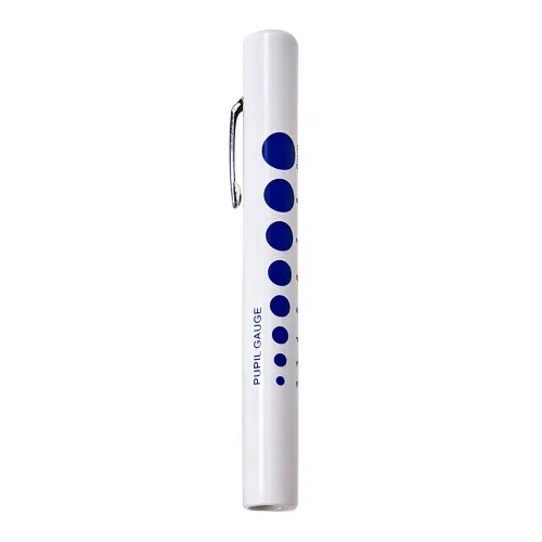 Disposable Pen Light Torch with Pupil Gauge