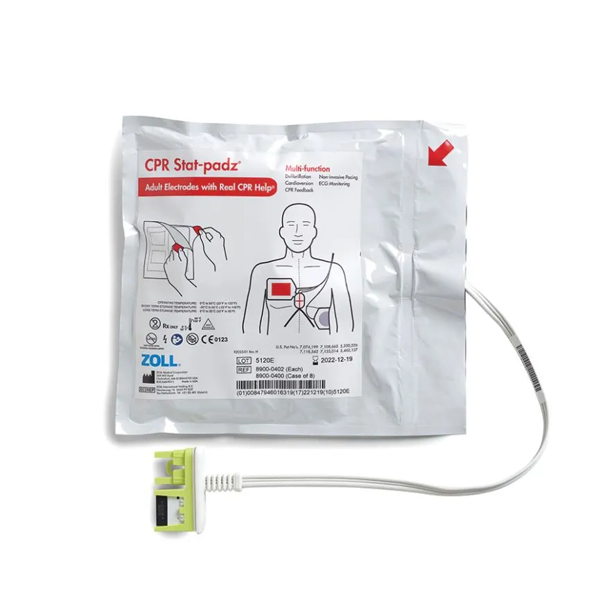 [8900-0402] ZOLL CPR Stat-Padz (Pads) Electrodes