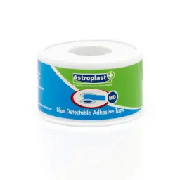Astroplast Blue Detectable Washproof Tape 2.5cm x 5m