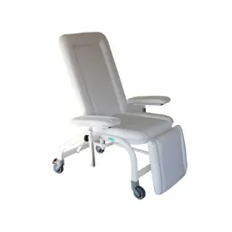 Donor Armchair with Wheels, Mechanical -White