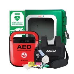 BUNDLE DEAL | Mediana HeartOn A15 AED & Arky Outdoor Cabinet