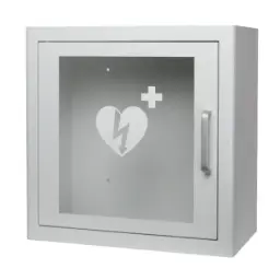 INDOOR AED Cabinet with Alarm & ILCOR - WHITE